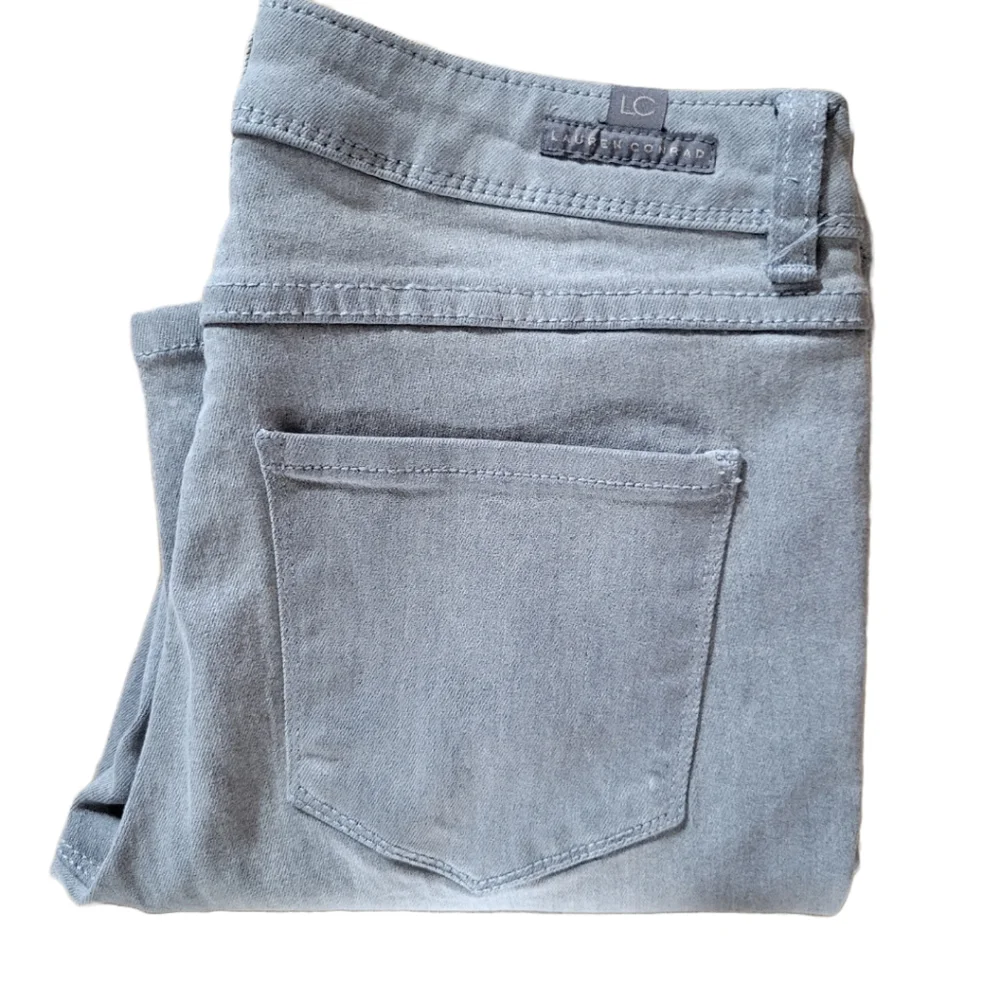 🌟 LC Lauren Conrad Gray Skinny Jeans 👖 Denim Women's Size 4 Stretchy - Picture 2 of 11